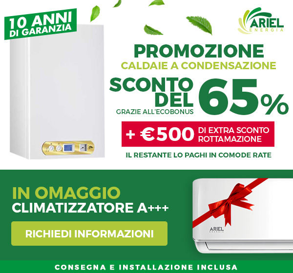 promozione ariel caldaie