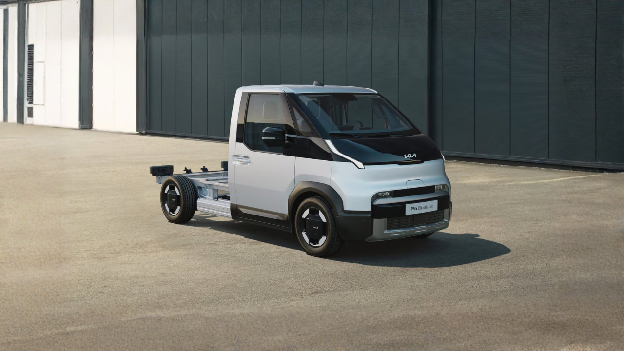 Kia PV5 Chassis Cab con batteria long-range